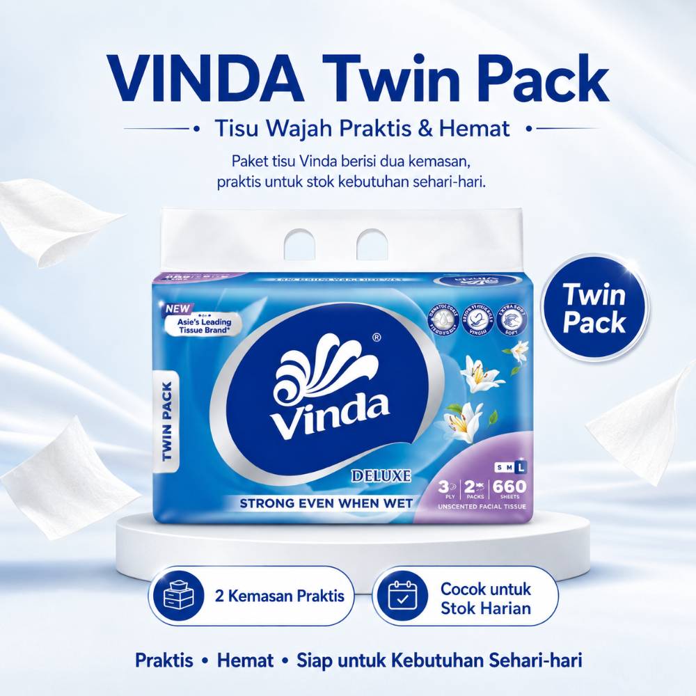 TISU VINDA TWIN PACK